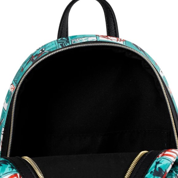 Loungefly Marvel Spider-Man Across Spider-Verse Comic Mini Backpack